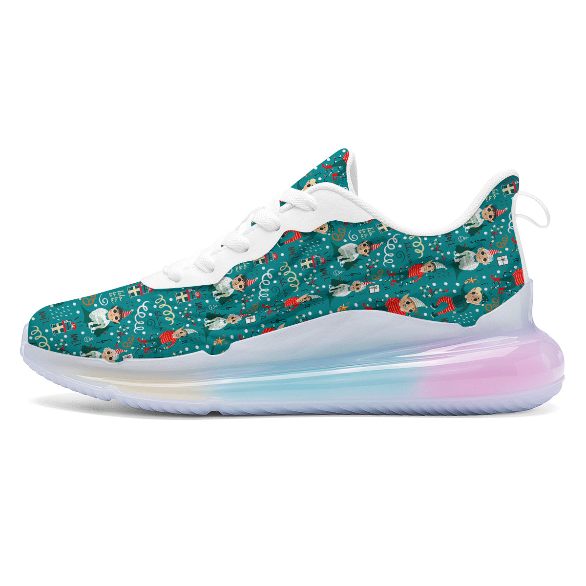 Cartoon Elf Print Pattern Running Sneakers-grizzshop