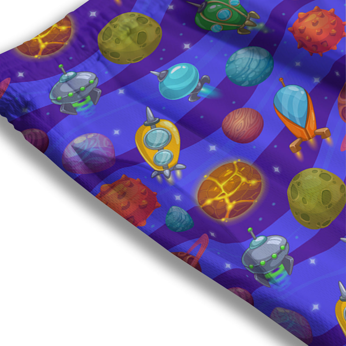 Fish Cute Print Pattern Mesh Shorts