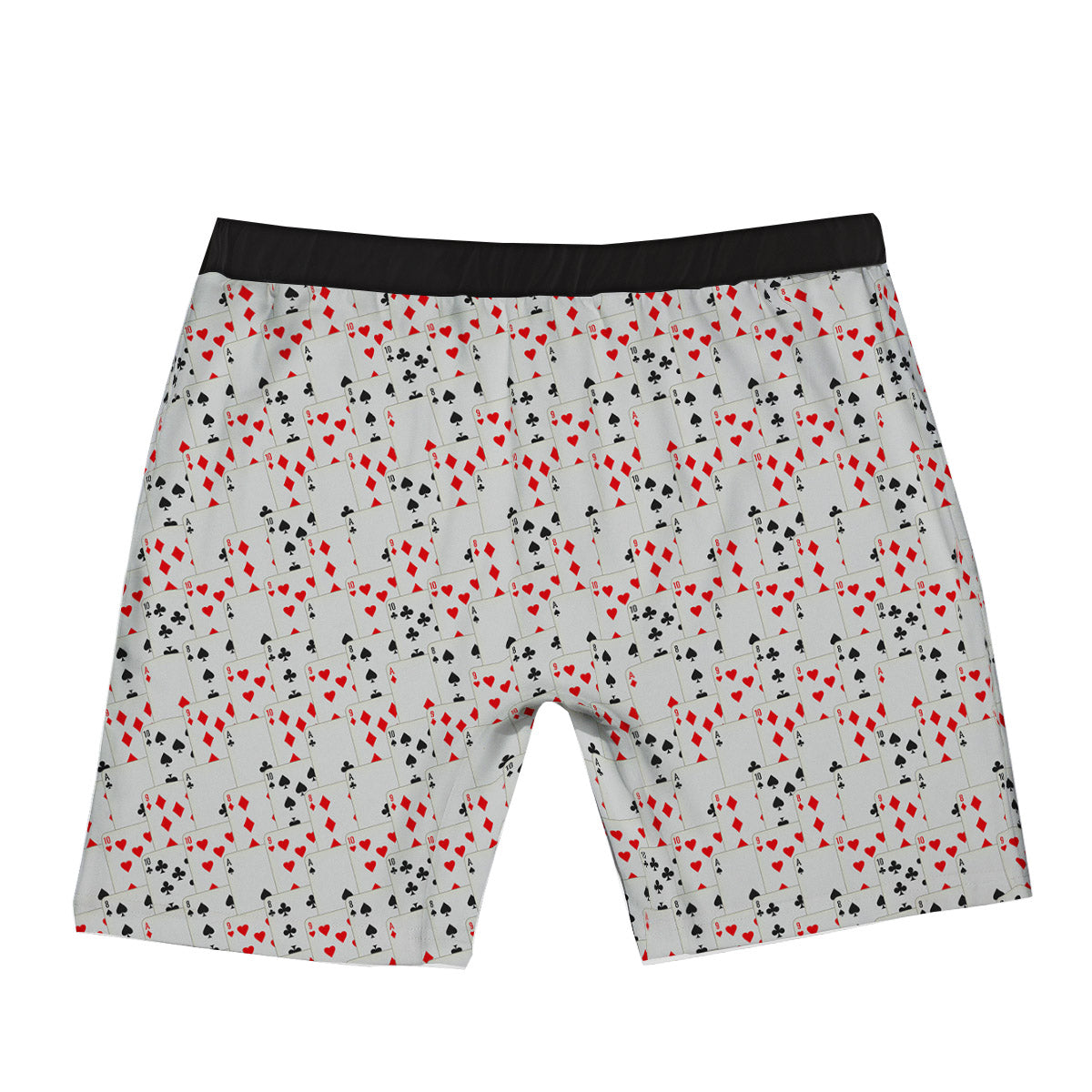 Casino Card Cartoon Print Pattern Boxer Briefs-grizzshop