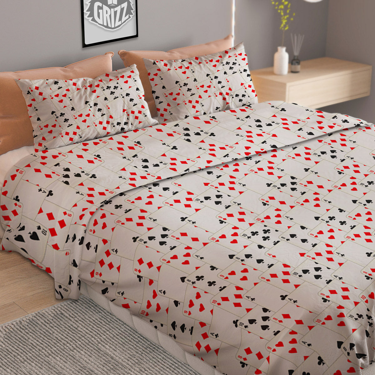 Cookies Gingerbread Print Pattern Duvet Cover Bedding Set