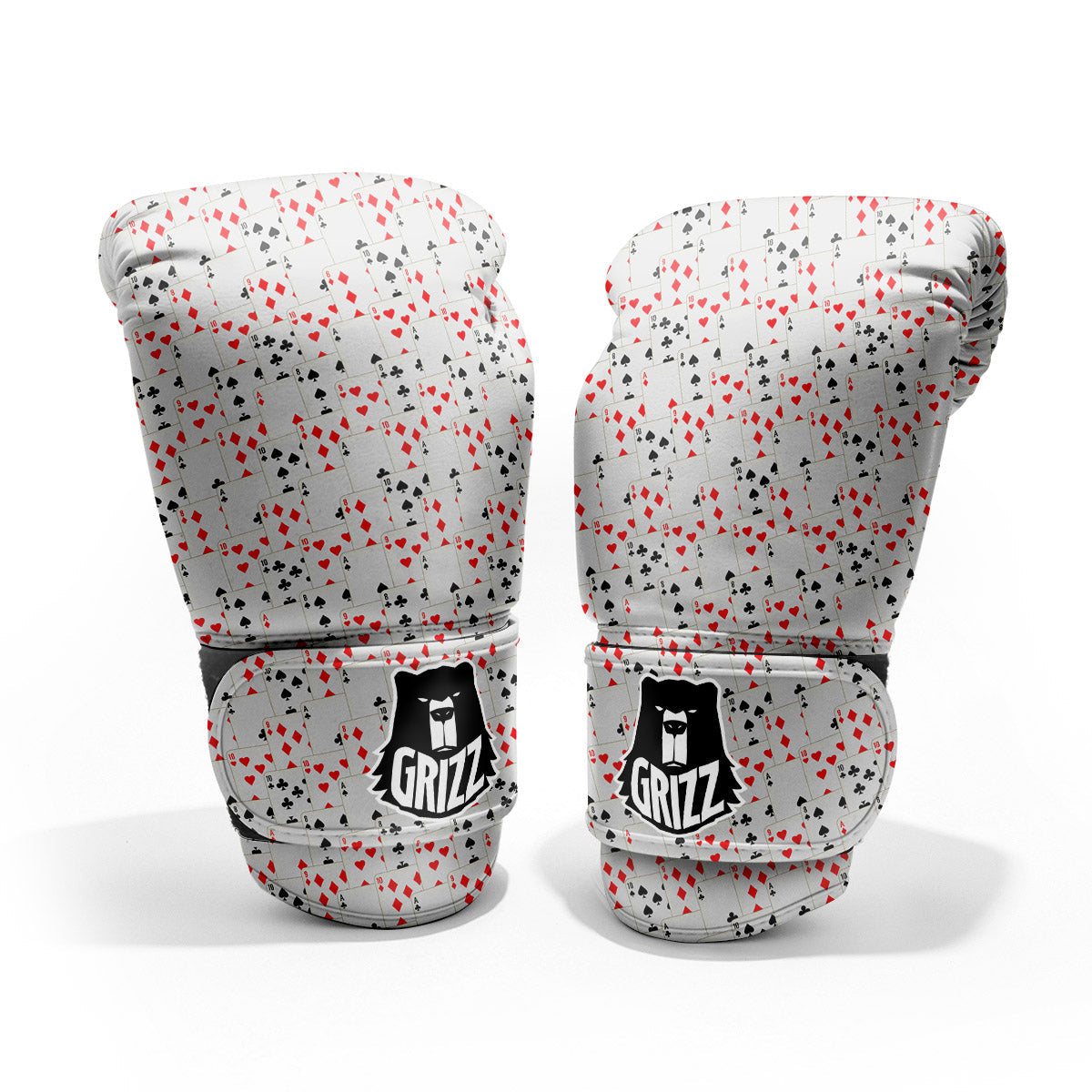 Casino Card Cartoon Print Pattern Pro Boxing Glove