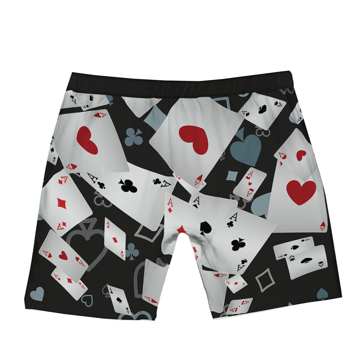 Casino Card Falling Print Boxer Briefs-grizzshop