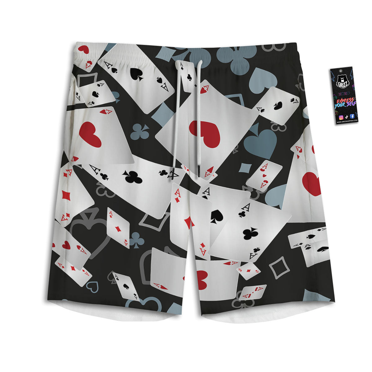 Camouflage Pastel Print Men's Athletic Shorts