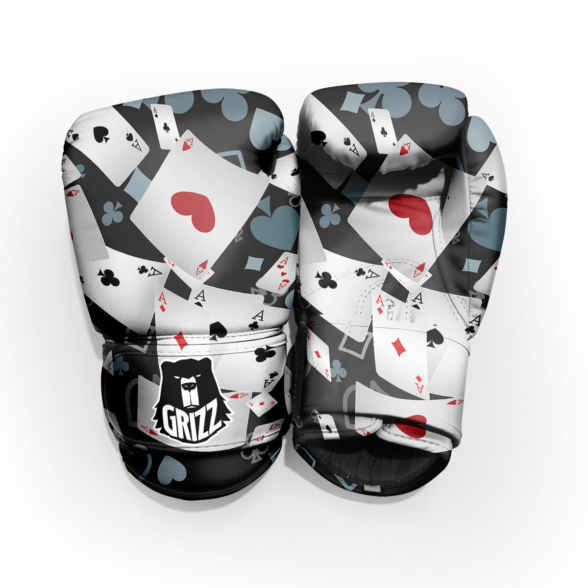 Casino Card Falling Print Pro Boxing Glove