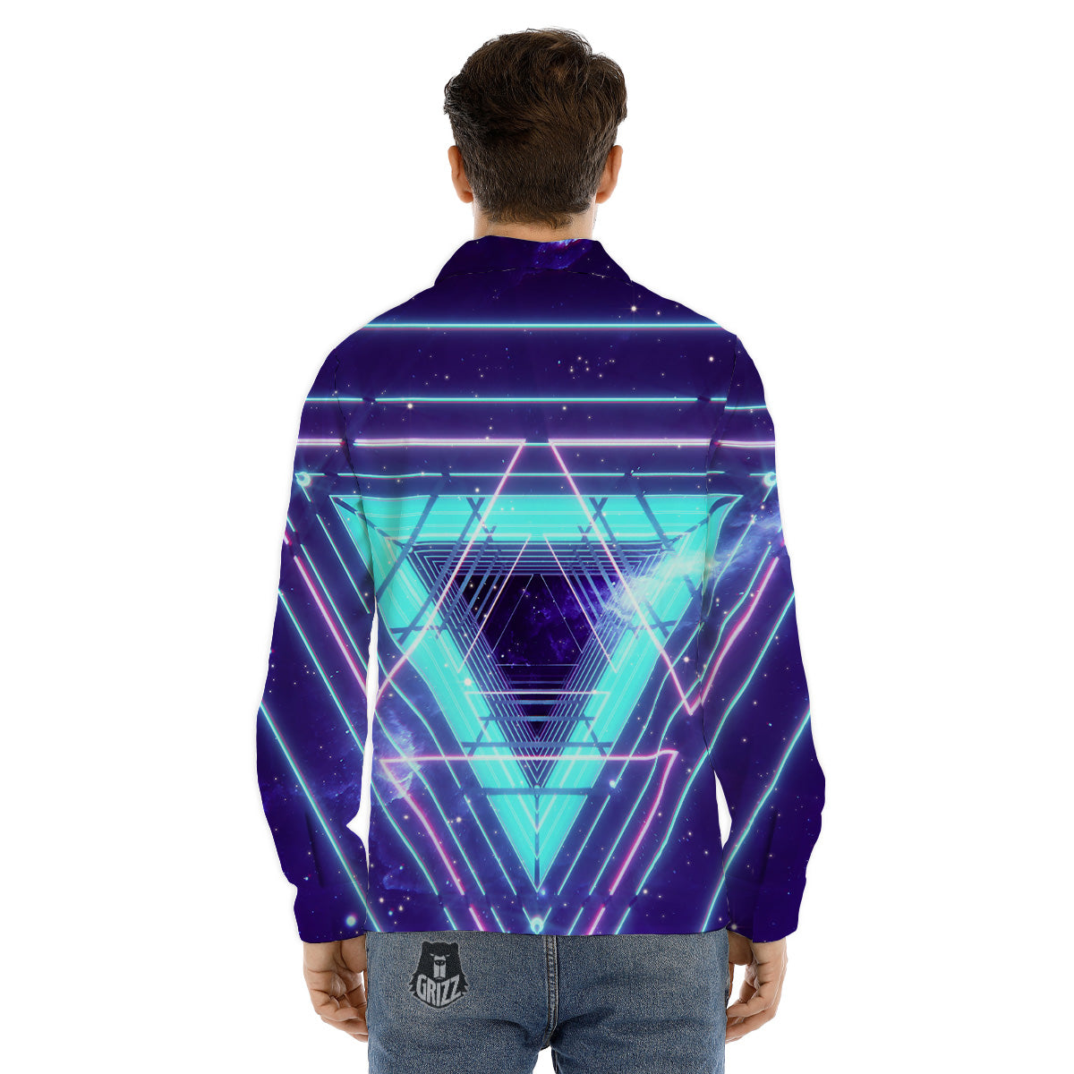 Casino Card Suits Red Black Print Pattern Men's Dress Shirts-grizzshop