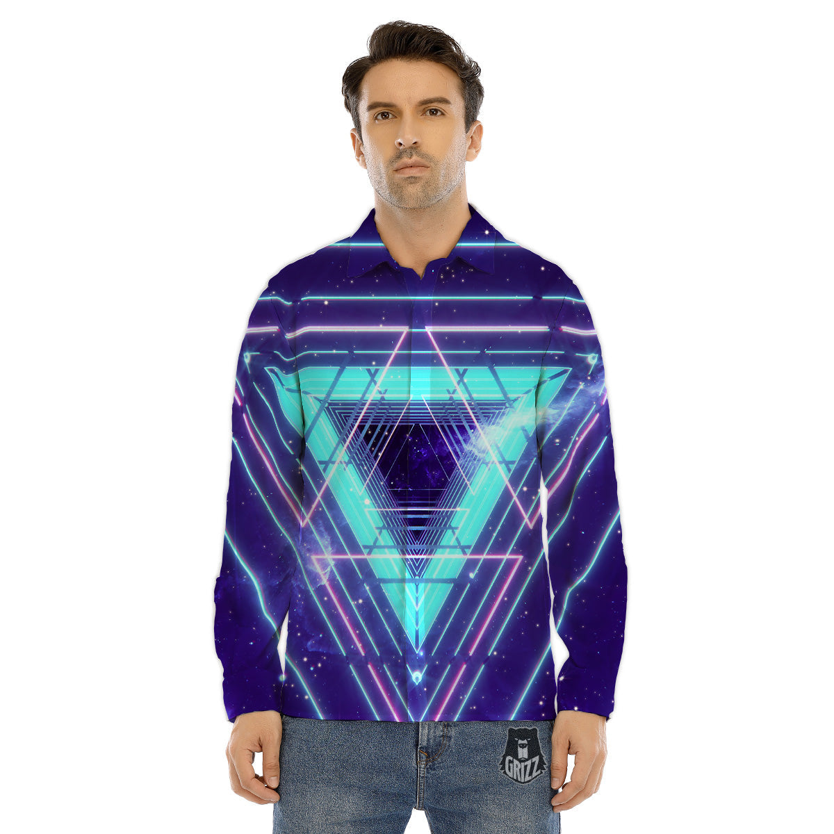 Casino Card Suits Red Black Print Pattern Men's Dress Shirts-grizzshop