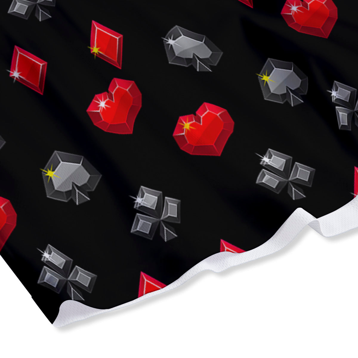 Flag USA Grunge Print Mesh Shorts