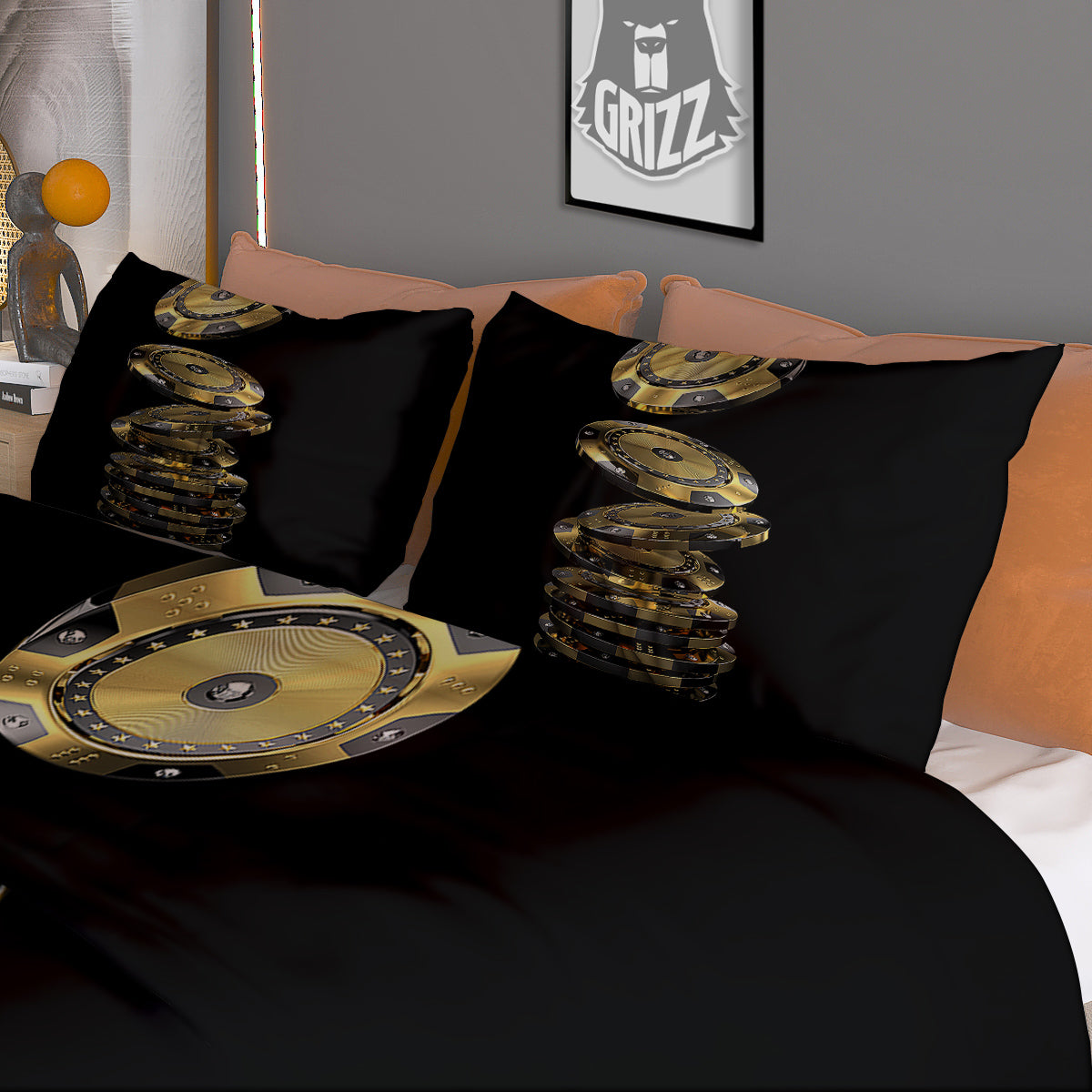 Corgi Cute Print Pattern Duvet Cover Bedding Set