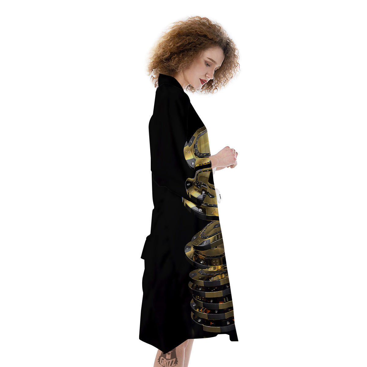 Casino Chips Poker Print Kimono-grizzshop