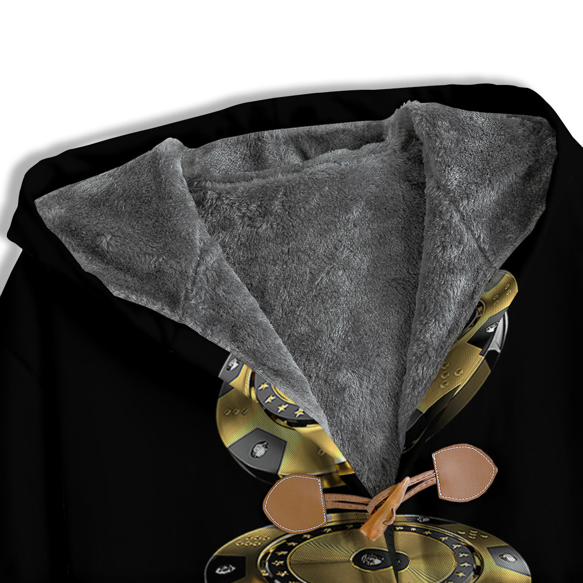 Casino Chips Poker Print Men's Windbreaker Jacket-grizzshop