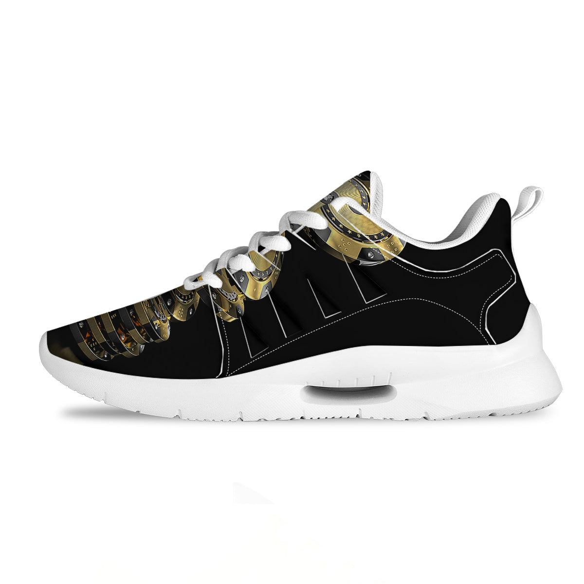 Casino Chips Poker Print Tennis Shoes-grizzshop