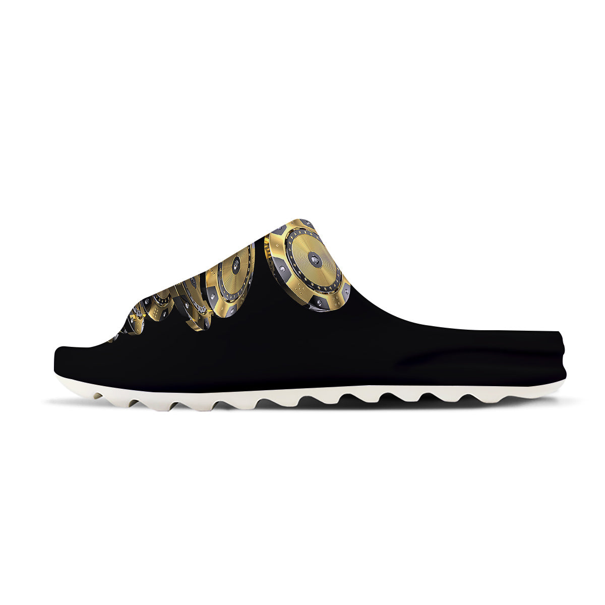 Casino Chips Poker Print Sandals-grizzshop