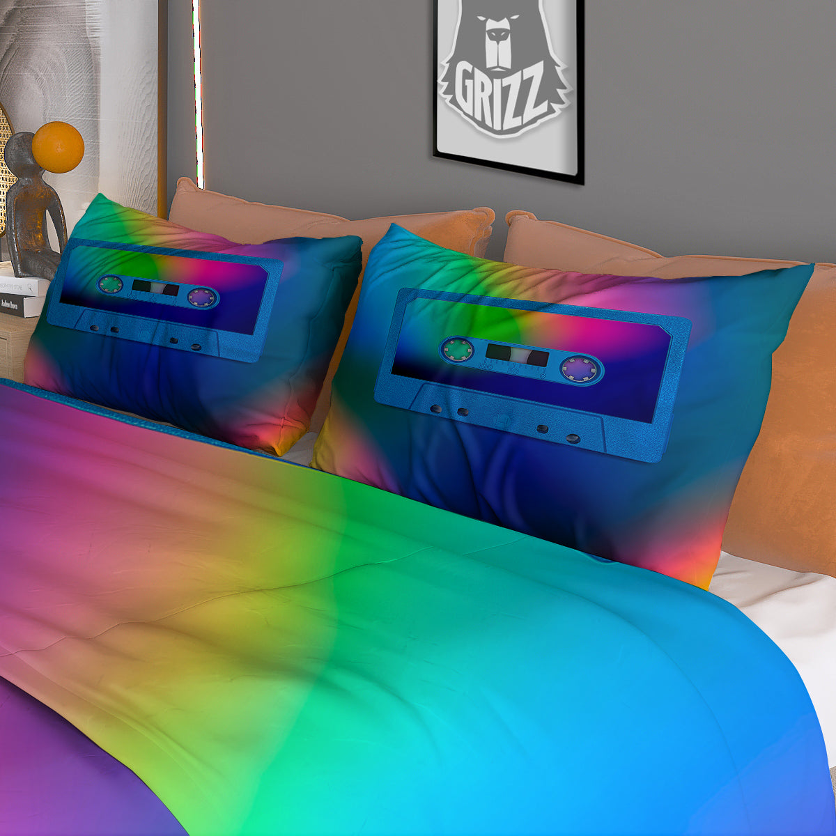 Cow Cute And Baby Cow Print Pattern Duvet Cover Bedding Set