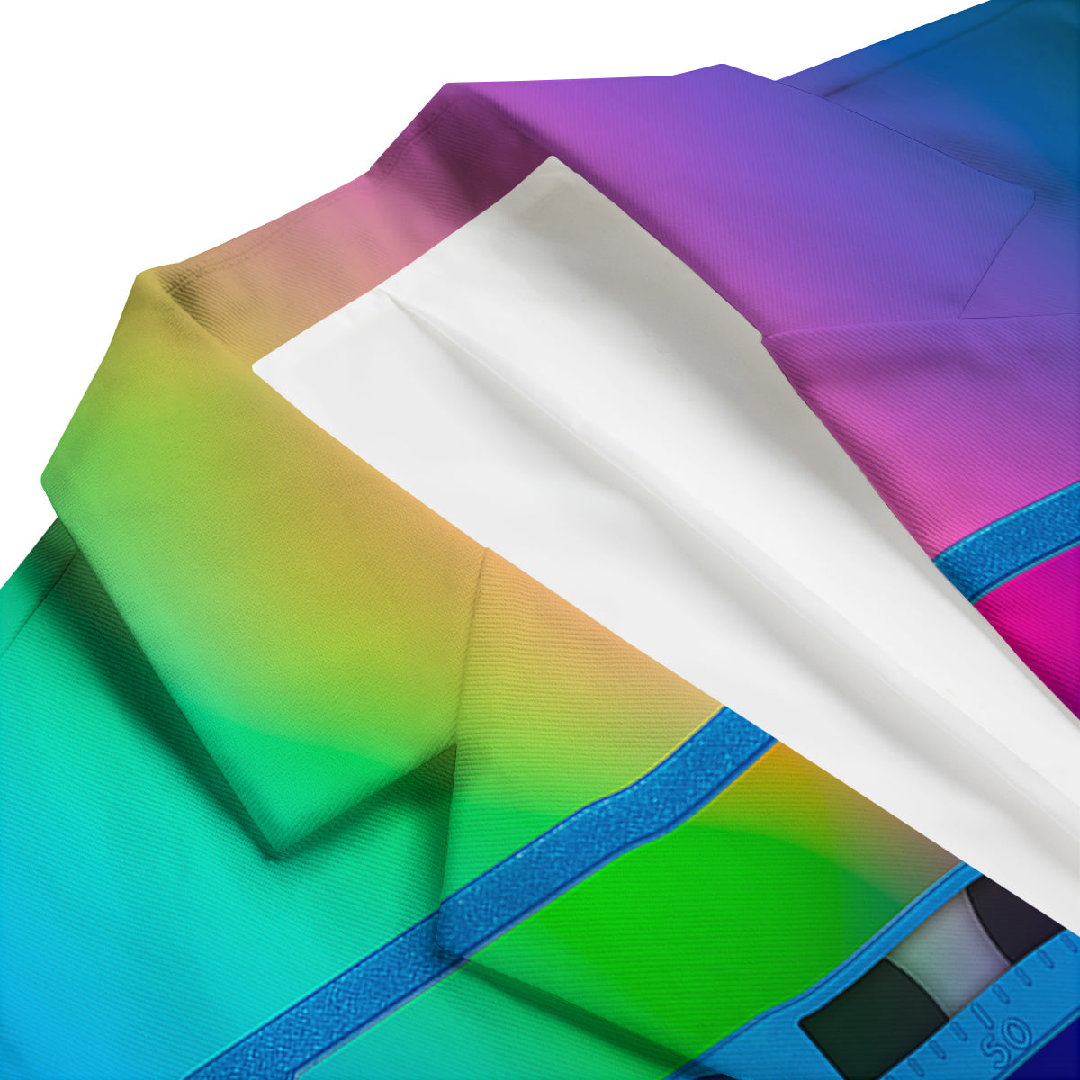 Cassette Tape Colorful Print Men's Blazer-grizzshop