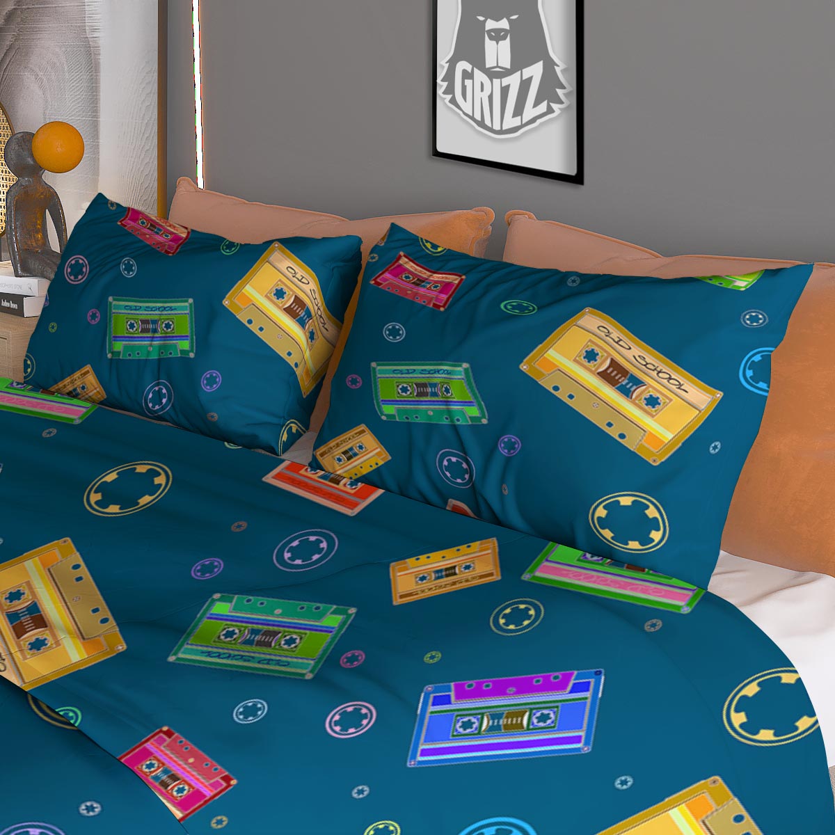 Buffalo Plaid Yellow Print Pattern Duvet Cover Bedding Set