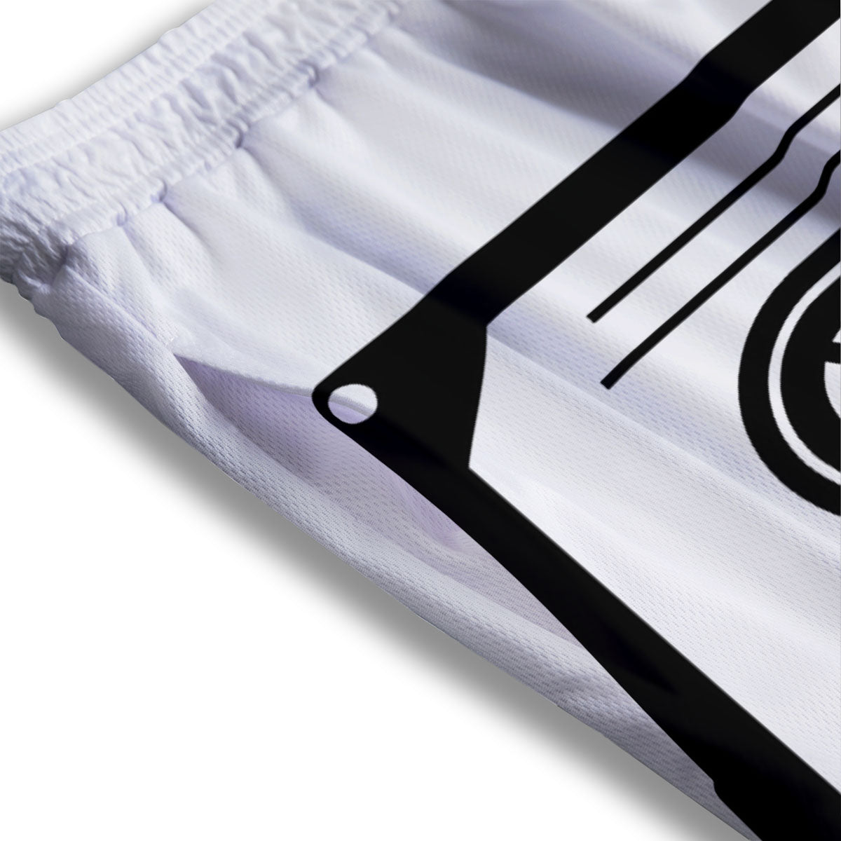 Dolphins In Ocean Print Pattern Mesh Shorts