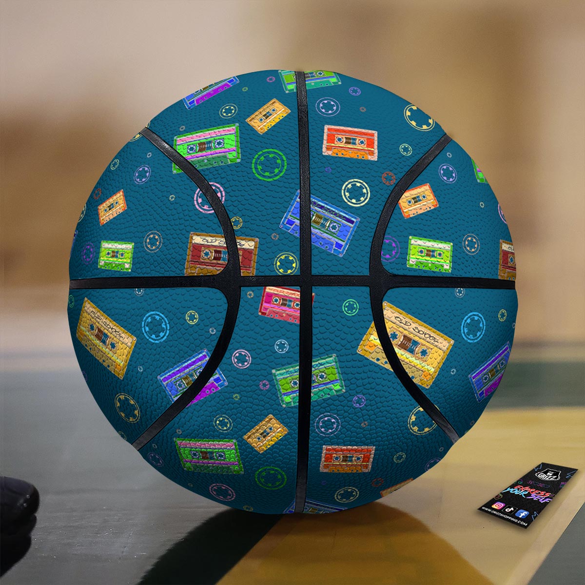 Buffalo Plaid Yellow Print Pattern Basketball