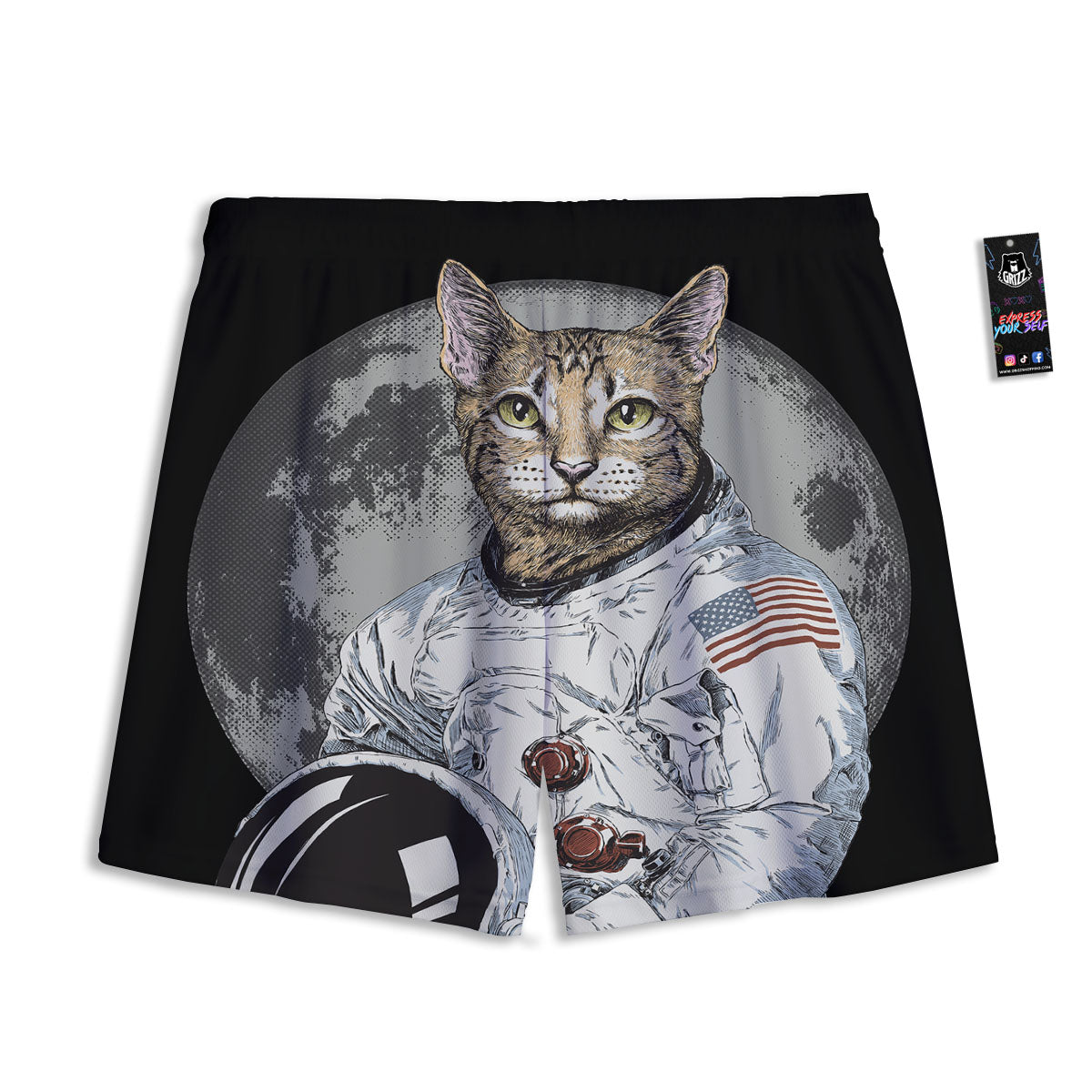 Dolphins In The Ocean Cute Print Pattern Mesh Shorts