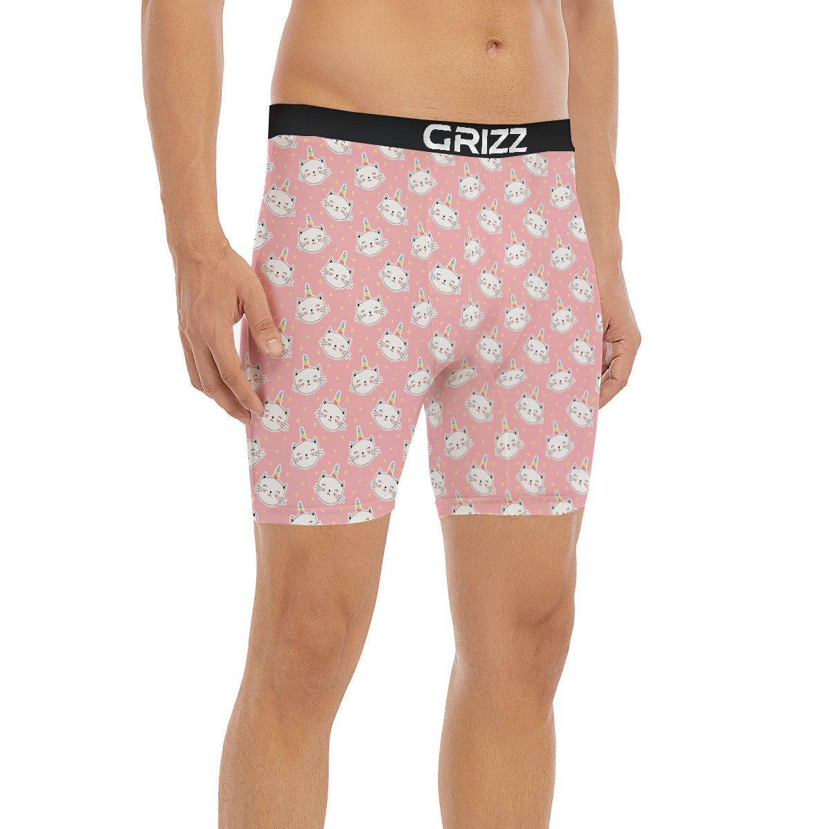 Cat Unicorn Cute Print Pattern Boxer Briefs-grizzshop