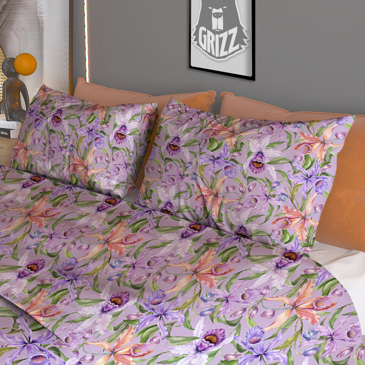 Cow Dark Brown Print Duvet Cover Bedding Set