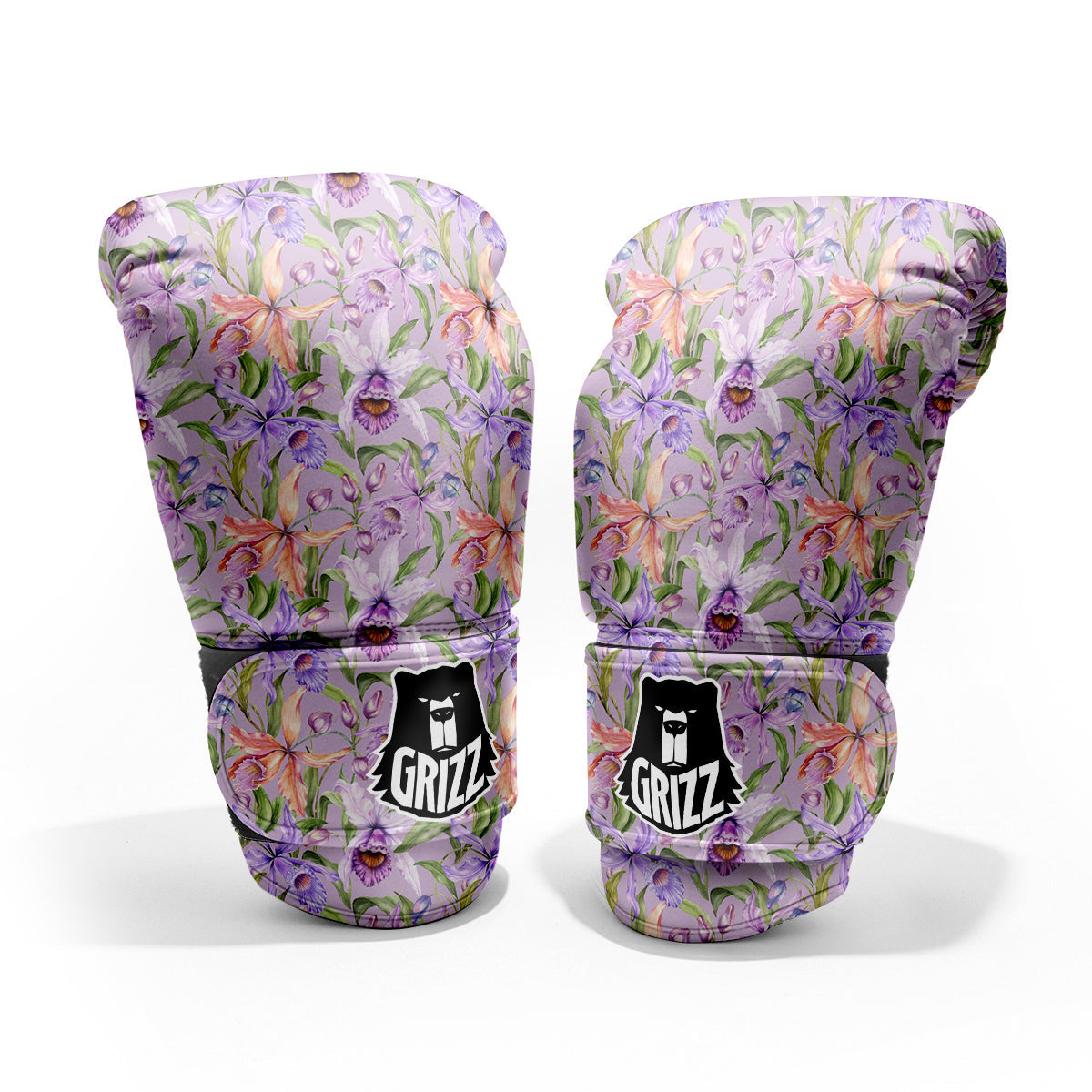 Cattleya Colorful Watercolor Print Pro Boxing Glove