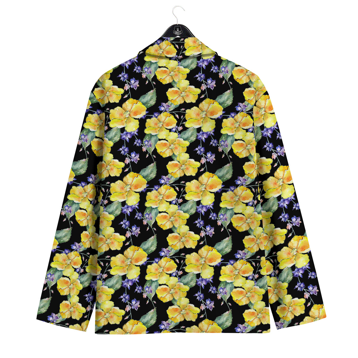 Cattleya Watercolor Print Pattern Men's Sport Coat-grizzshop