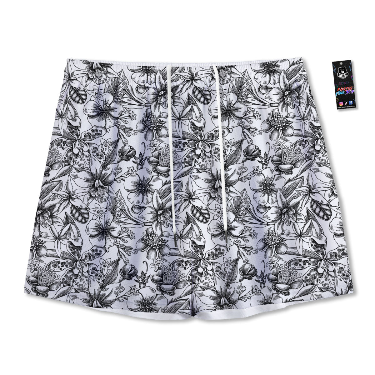 Donut Girly Unicorn Print Pattern Mesh Shorts