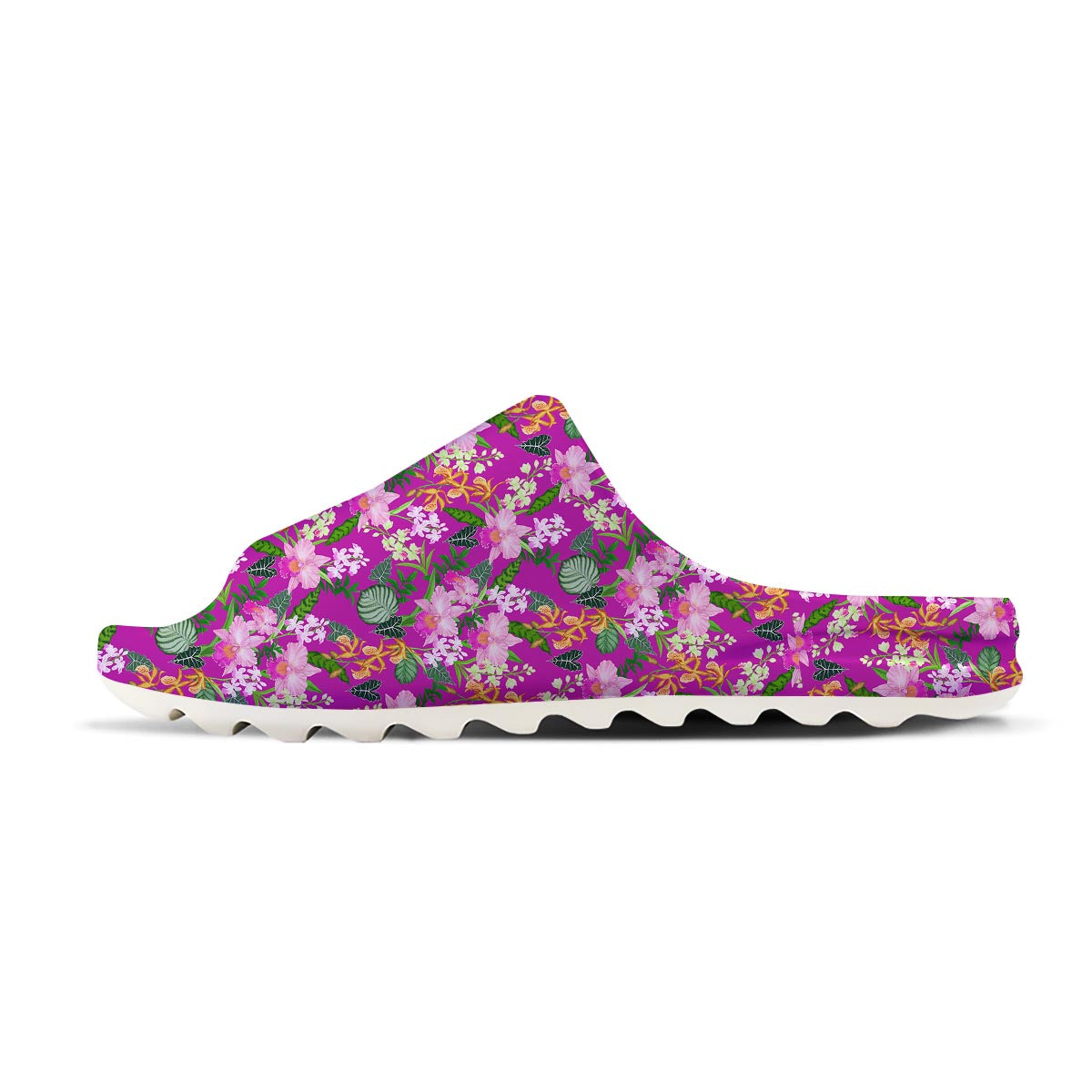 Cattleya Tropical Print Pattern Sandals-grizzshop