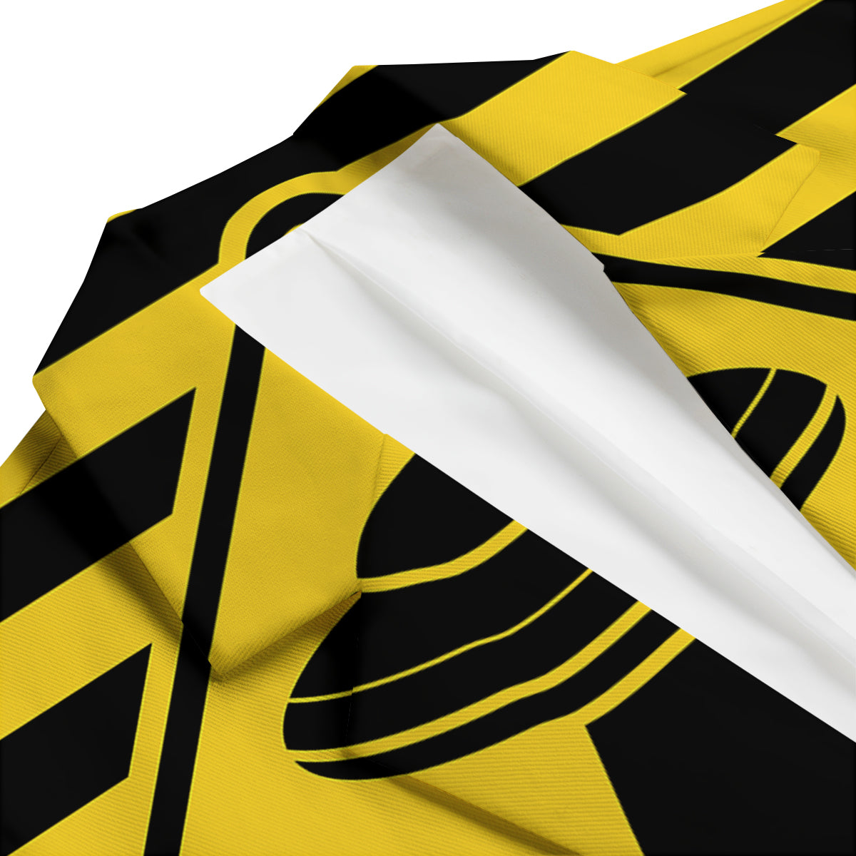 Caution Alien Abduction Warning Sign Print Men's Blazer-grizzshop