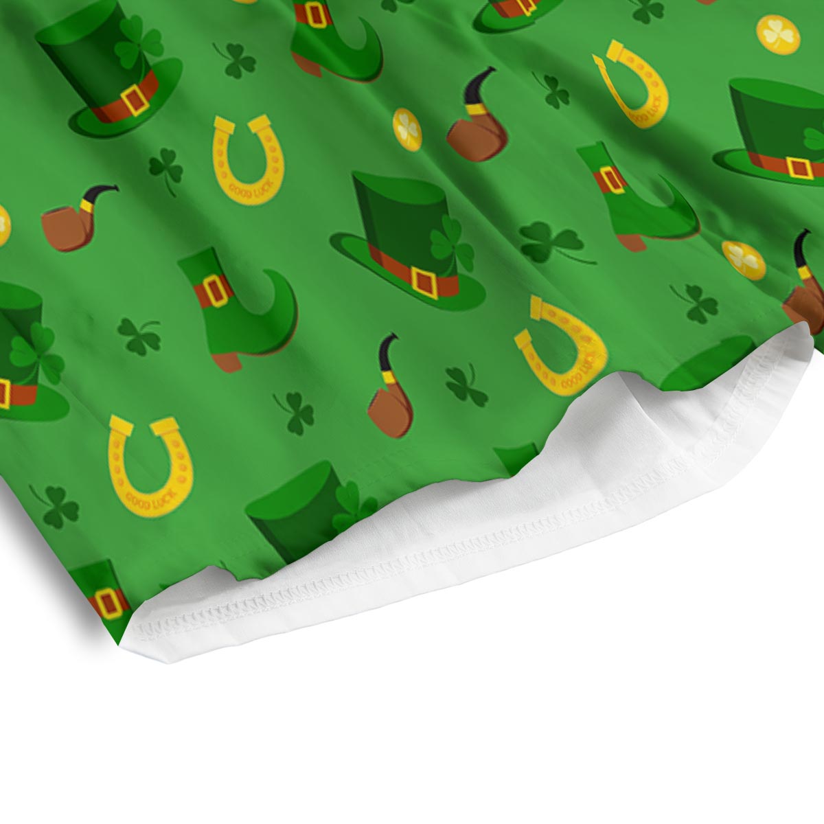 Celebration Saint Patrick's Day Print Pattern Men's Athletic Shorts