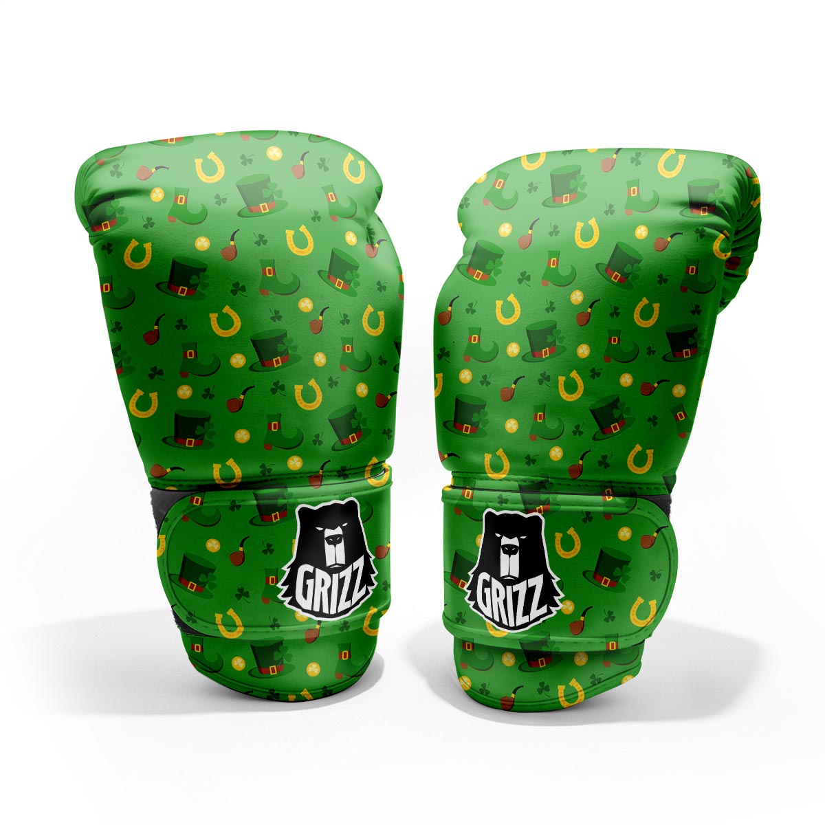 Celebration Saint Patrick's Day Print Pattern Pro Boxing Glove