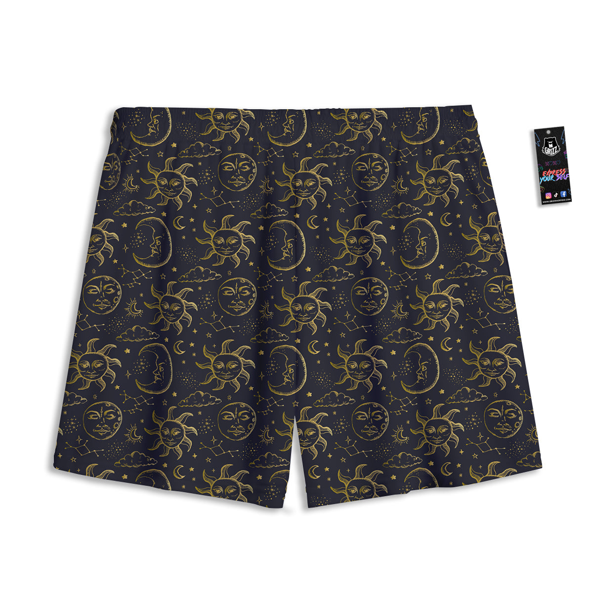 Donut Glaze Print Pattern Mesh Shorts
