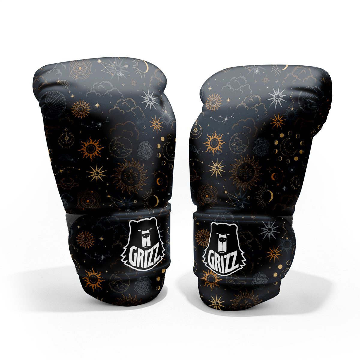 Celestial Vintage Print Pattern Pro Boxing Glove