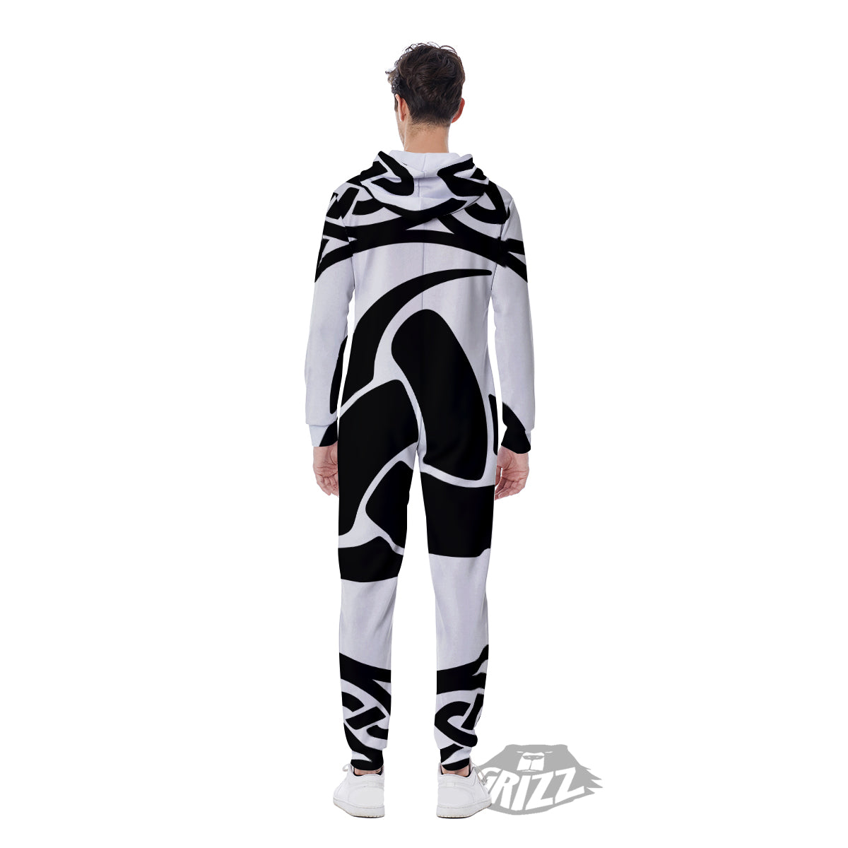 Celtic Endless Knot Symbols Print Men's Jumpsuit-grizzshop