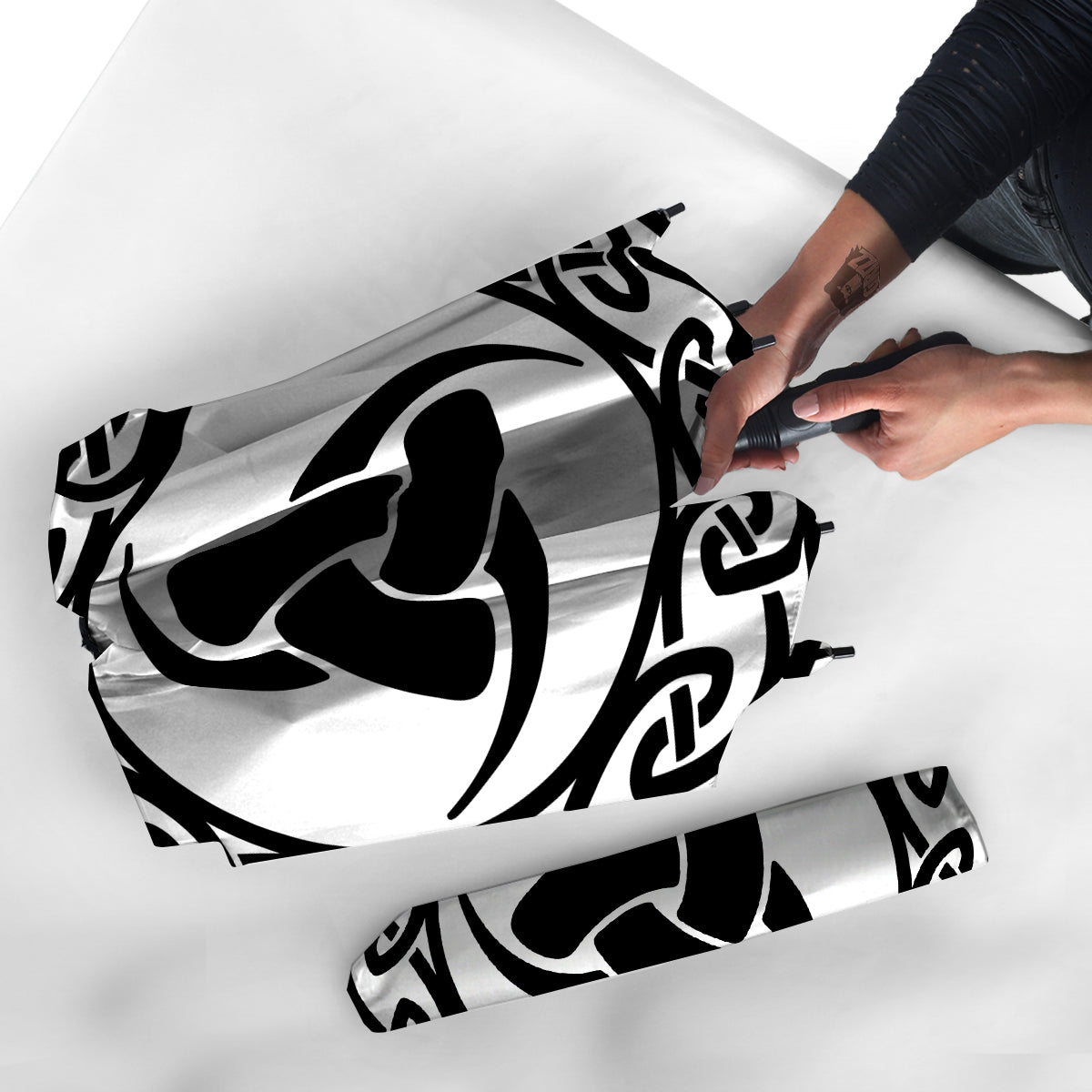 Celtic Endless Knot Symbols Print Umbrella-grizzshop