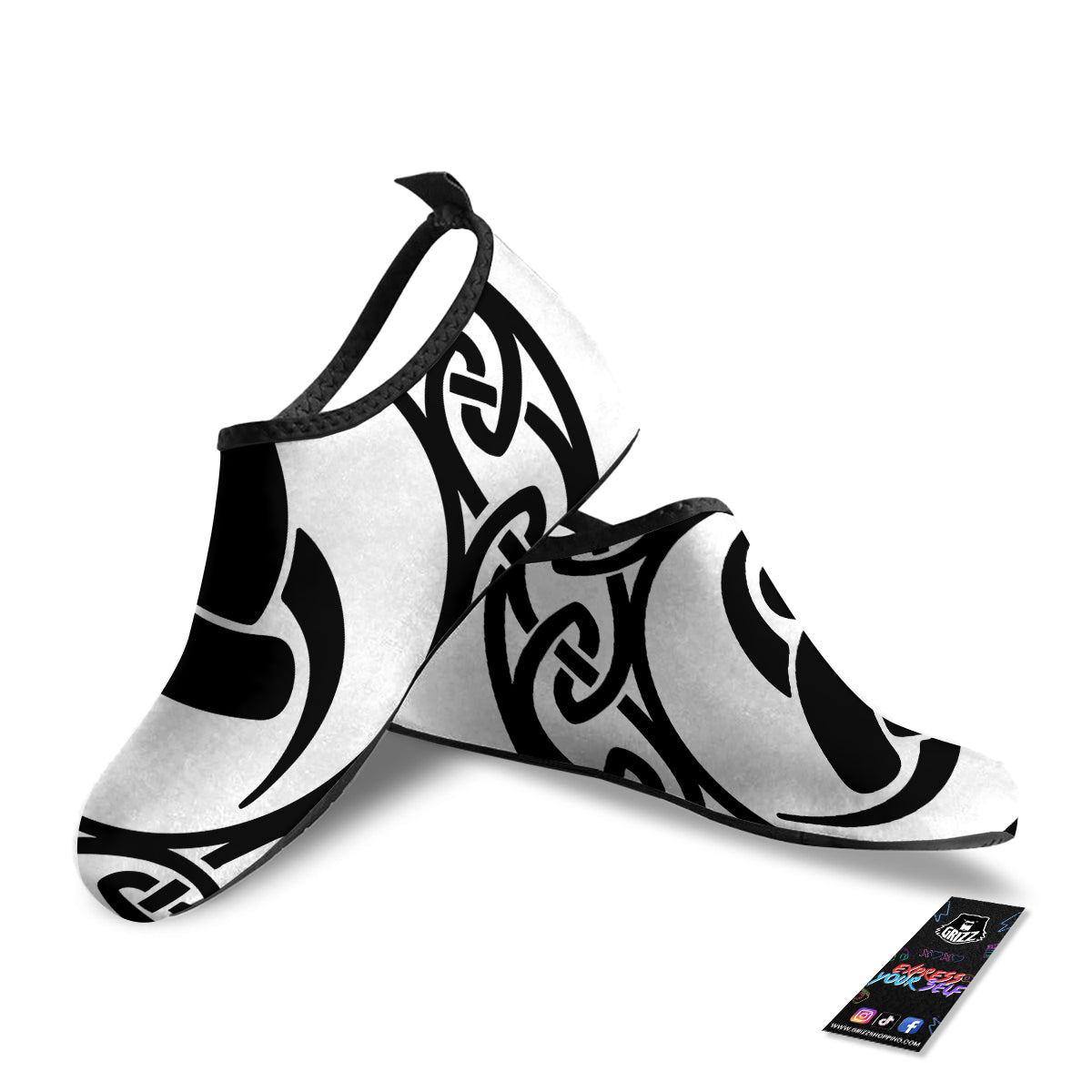 Celtic Endless Knot Symbols Print Water Shoes-grizzshop