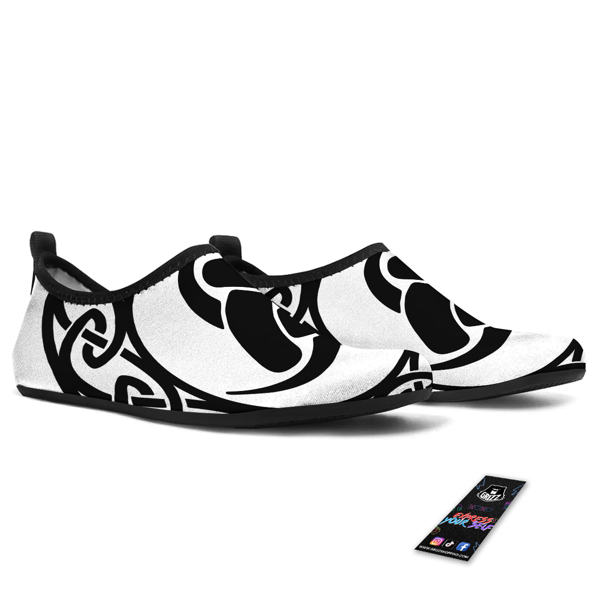 Celtic Endless Knot Symbols Print Water Shoes-grizzshop