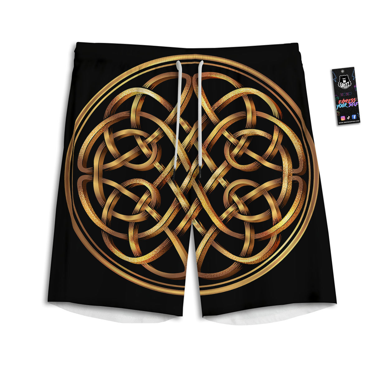 Camouflage Pink Print Pattern Men's Athletic Shorts