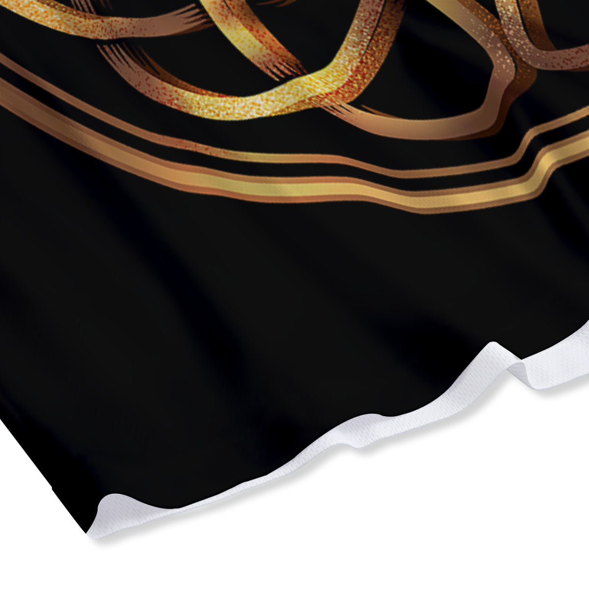 Celtic Knot Golden Print Mesh Shorts