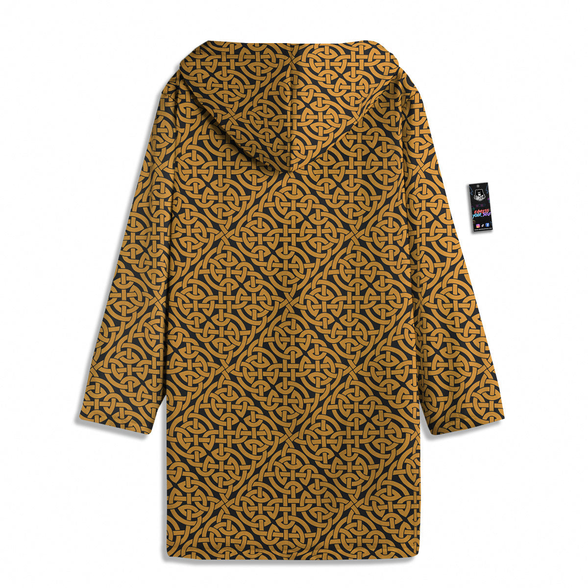 Celtic Knot Print Pattern Men's Windbreaker Jacket-grizzshop