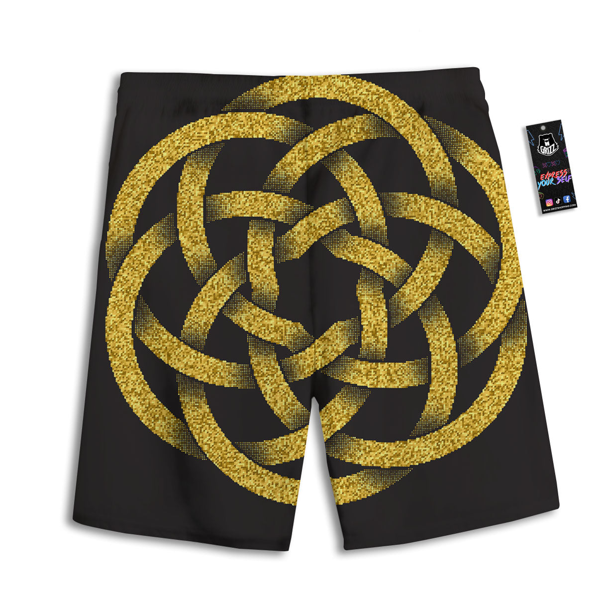 Camouflage Purple Pastel Print Men's Athletic Shorts