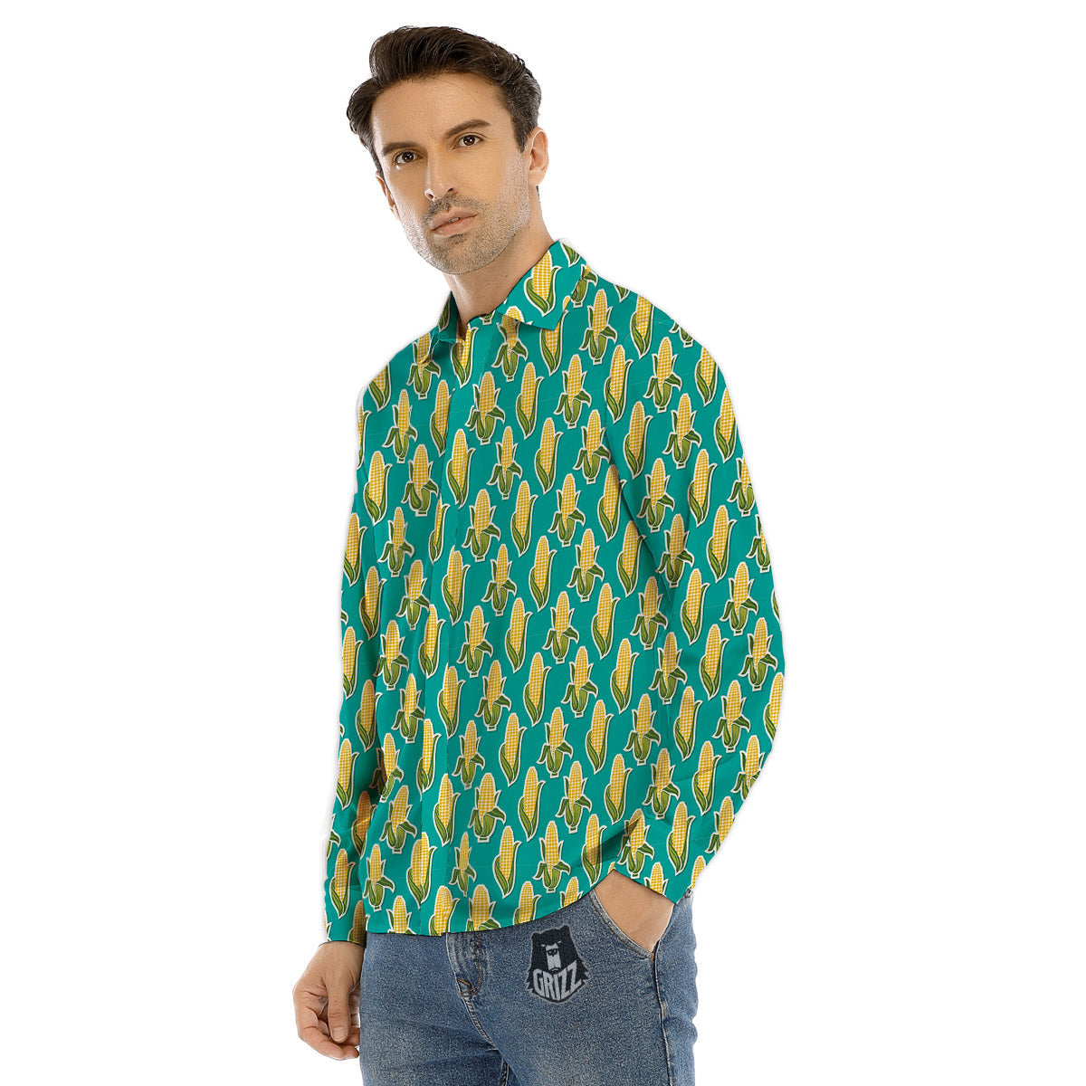 Celtic Knot White And Black Print Men's Dress Shirts-grizzshop