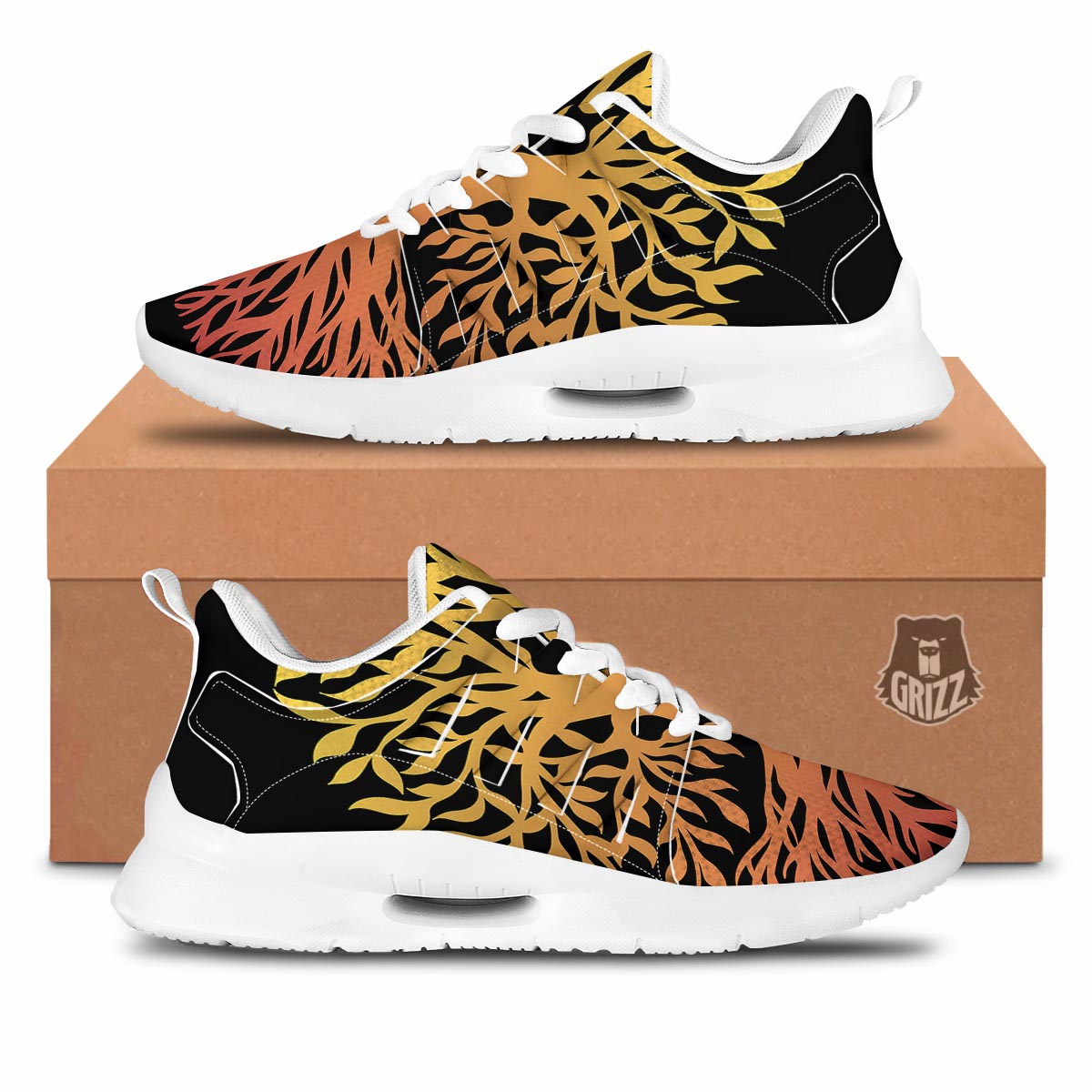 Celtic Symbol Tree Of Life Print Tennis Shoes-grizzshop