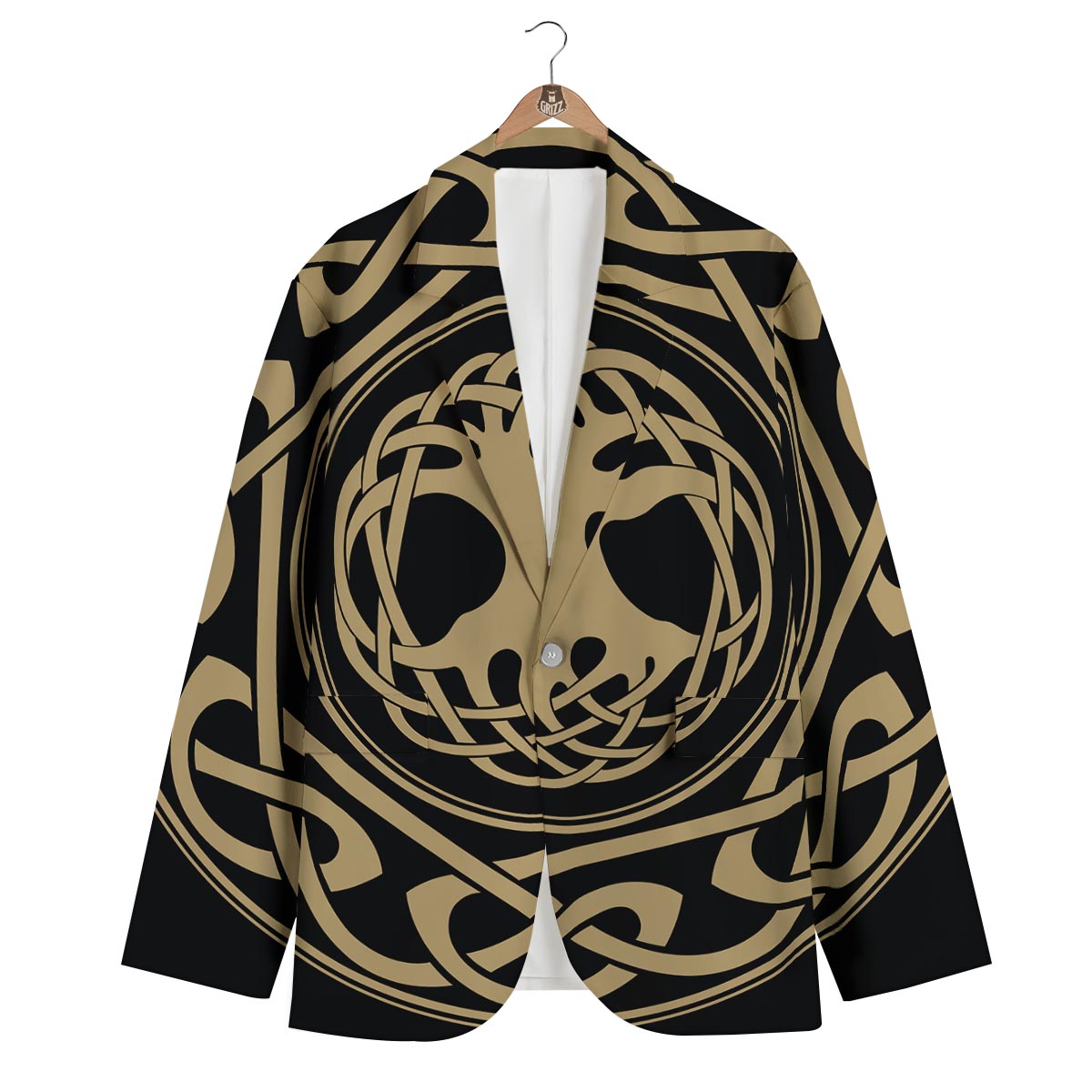 Celtic Viking Norse Men's Blazer-grizzshop