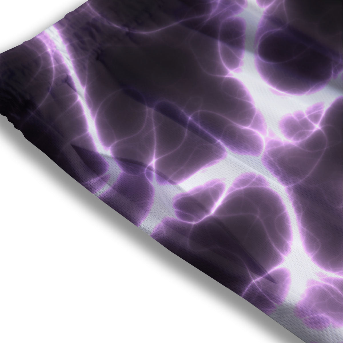Chain Lightning Print Mesh Shorts-grizzshop