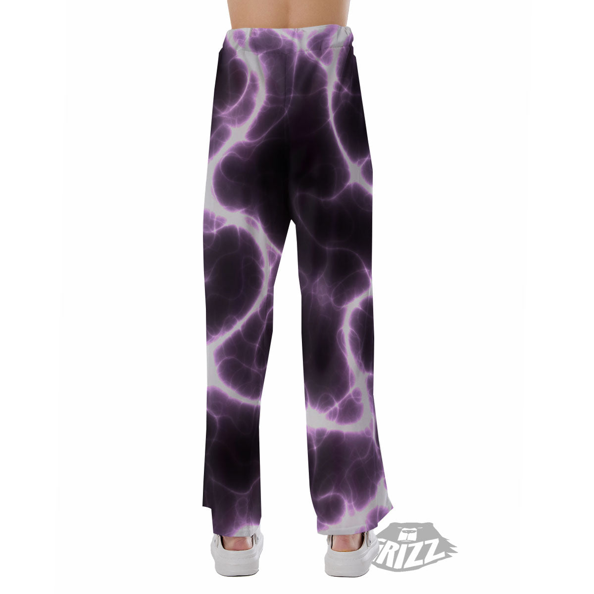 Chain Lightning Print Pajama Pants-grizzshop