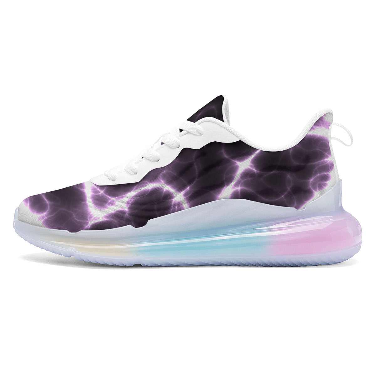 Chain Lightning Print Running Sneakers-grizzshop