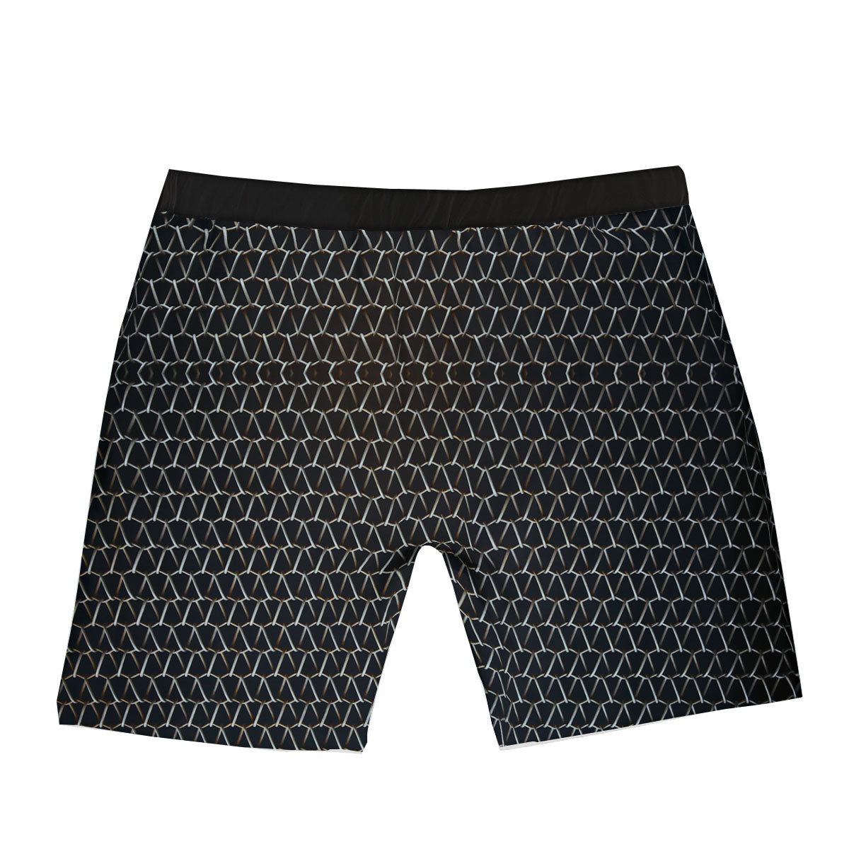 Chainmail Metal Print Pattern Boxer Briefs-grizzshop