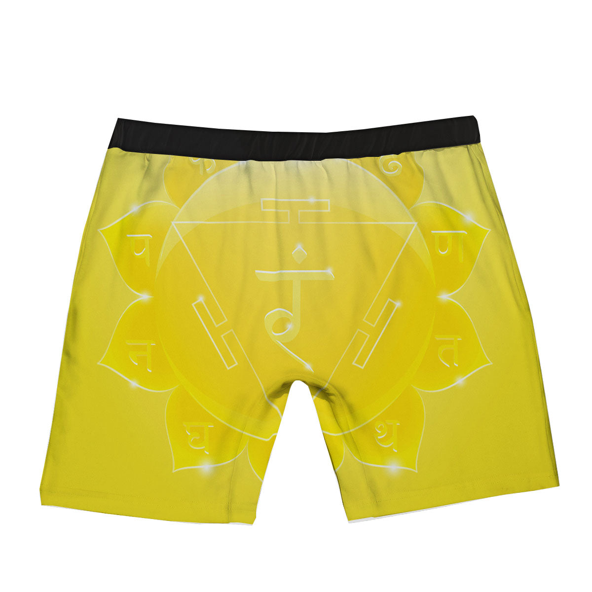 Chakra Manipura Spiritual Print Boxer Briefs-grizzshop