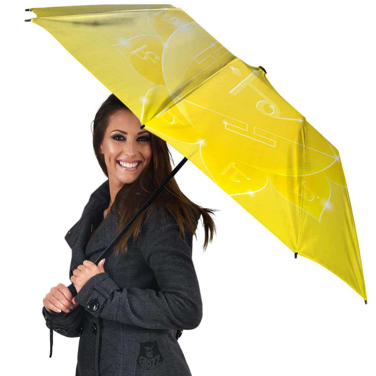 Chakra Manipura Spiritual Print Umbrella-grizzshop